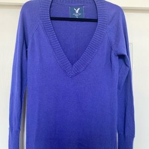 American Eagle Outfitters V-Neck Knit Sweater oversized